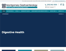 Tablet Screenshot of montgomerygastro.com